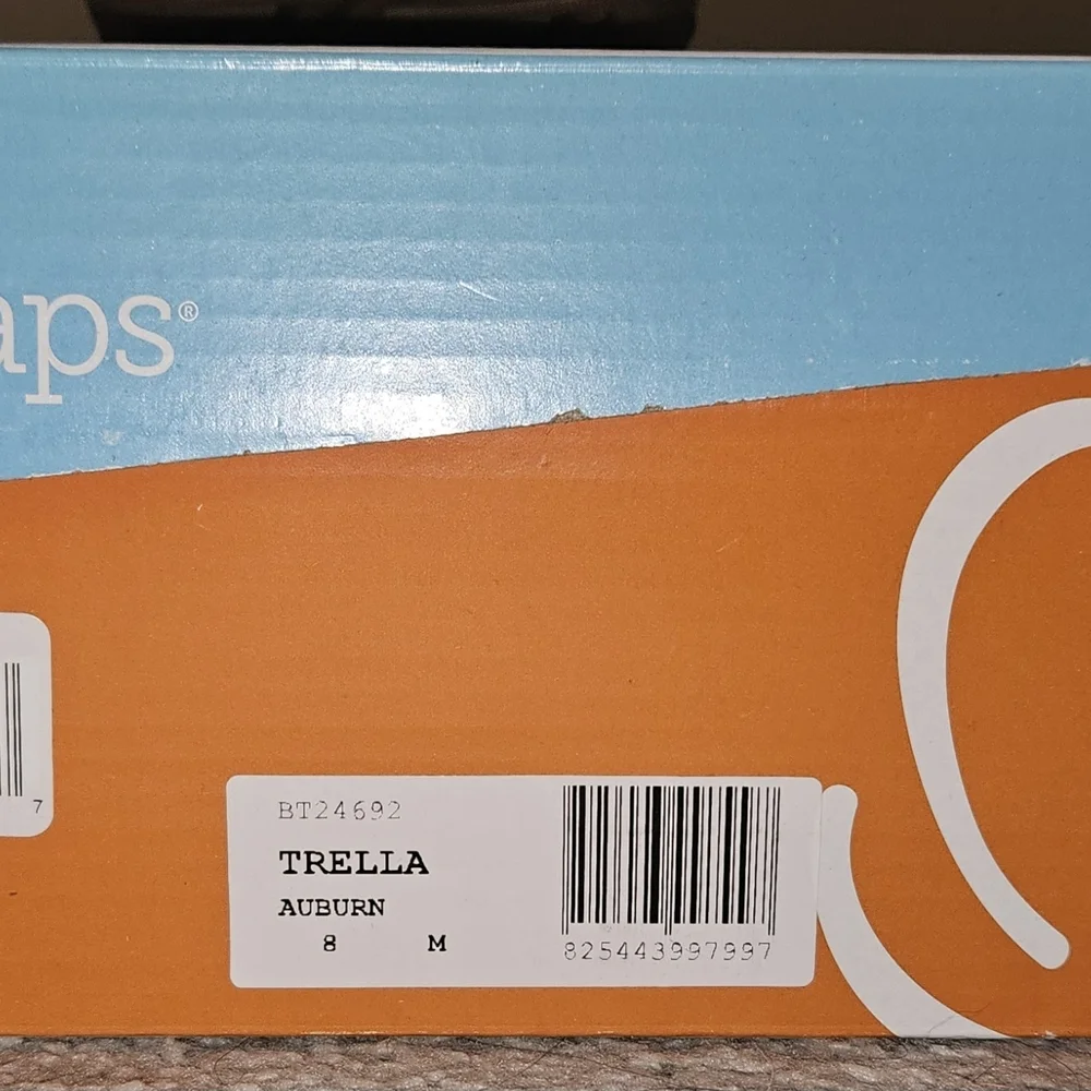 BareTraps Tan Strappy Wedge Sandals with Crisscross Cage - Picture 5 of 5